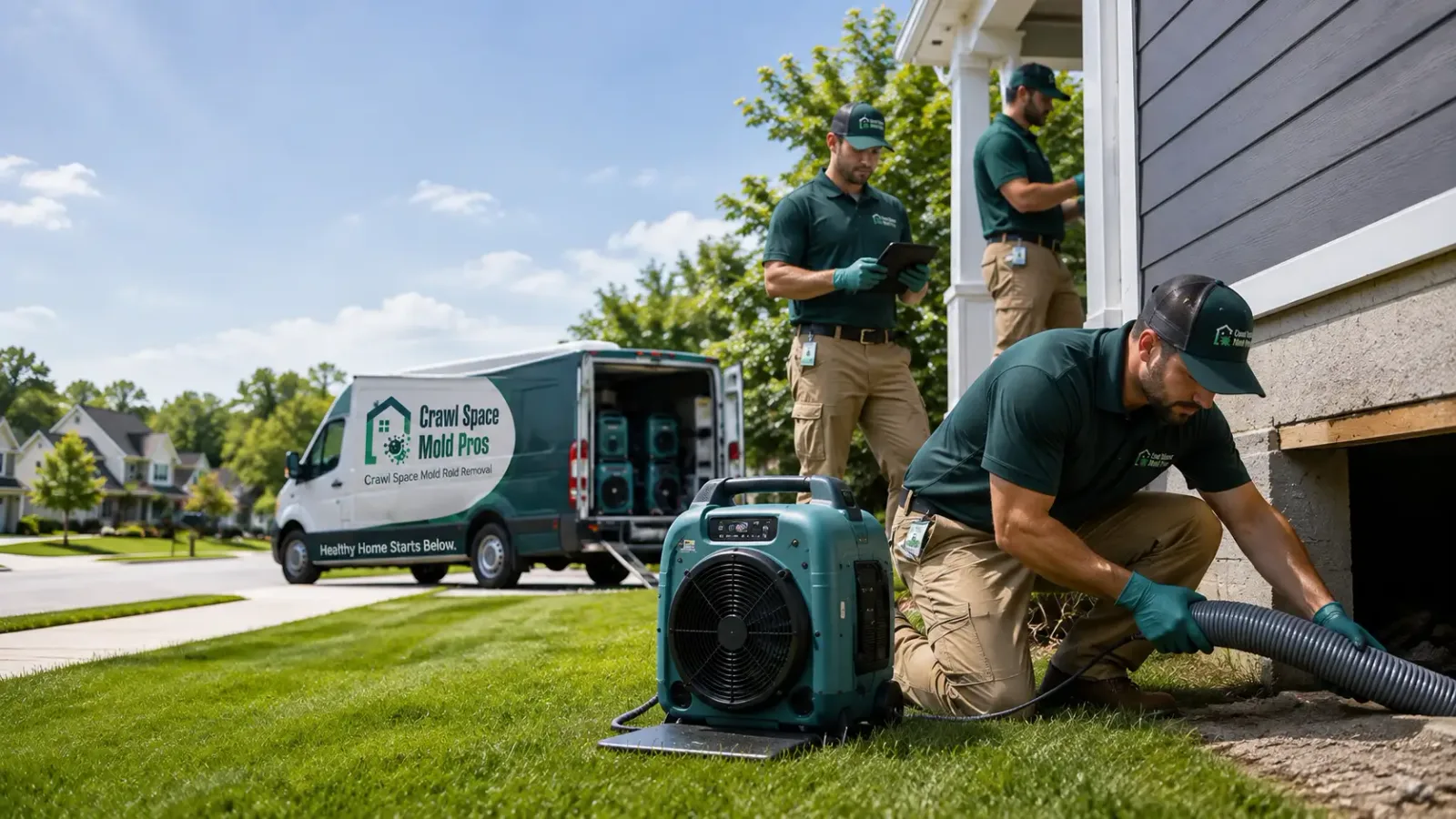 Crawl Space Mold Removal in Beason, IL